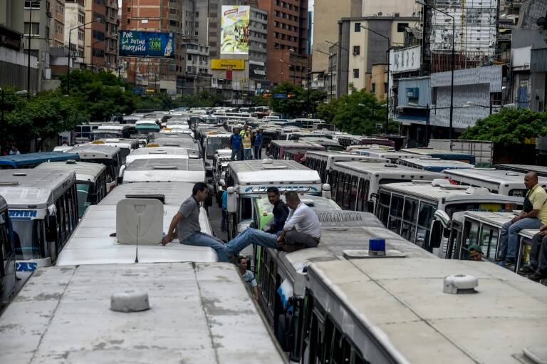 Venezuela,economía,transporte,manifestaciones