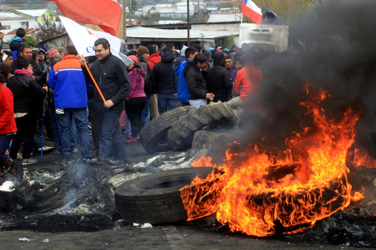 Chile,manifestaciones,pesca,gobierno,pescadores