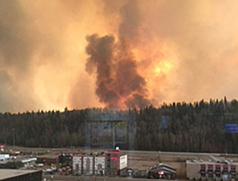 Canadá, incendio, emergencia, petróleo, bosques