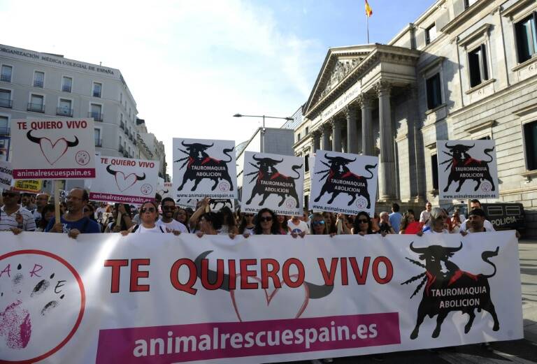 España - animales - manifestaciones