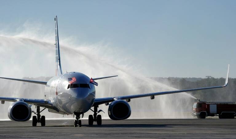 EEUU - Cuba - turismo - aviación