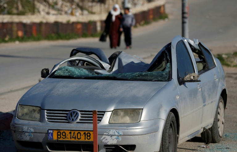 Israel - palestinos - conflicto - automóviles