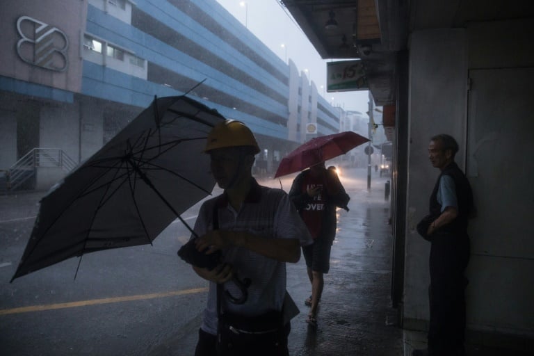 HongKong - weather - typhoon - Pakhar