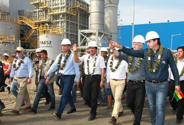 Bolivia - SCorea - Brasil - Argentina - Perú - agricultura - gas