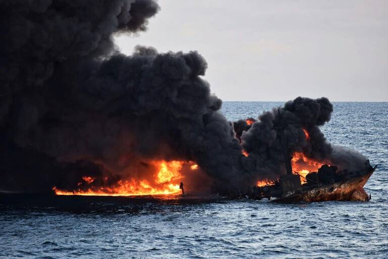 Japan - China - Iran - environment - accident - oil