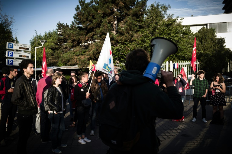 Francia - manifestaciones - gobierno - educacin - universidad