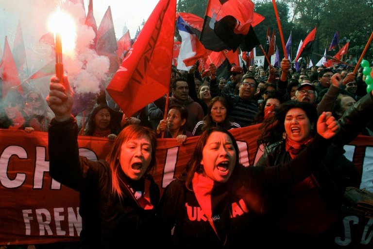 Chile,trabajo,manifestaciones,sindicatos