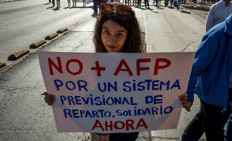 Chile - manifestaciones - pensin - jubilacin