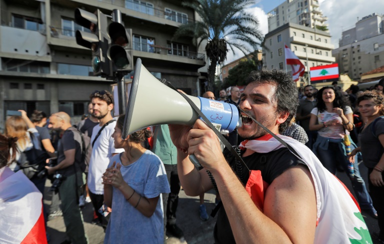 Lbano,manifestaciones,economa,social
