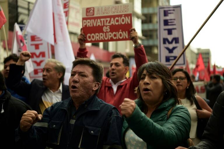 Ecuador,manifestaciones,sindicatos,indígenas