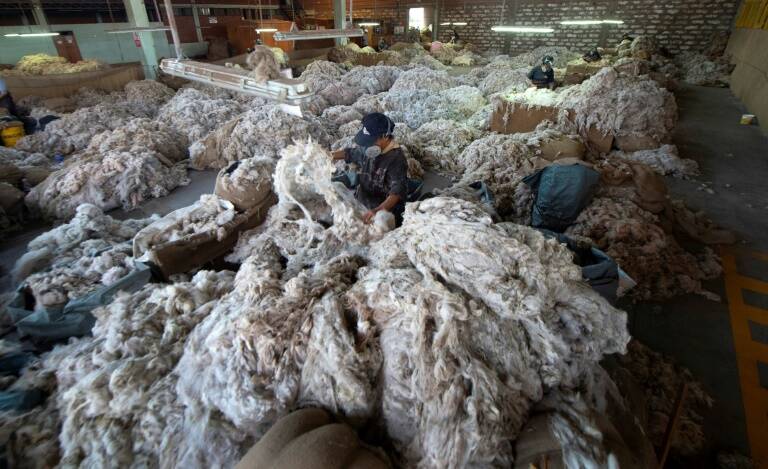 Perú - textiles - animales - ganadería - comercio