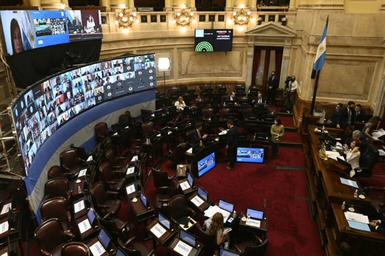 Argentina - impuestos - PIB - parlamento - pandemia - epidemia