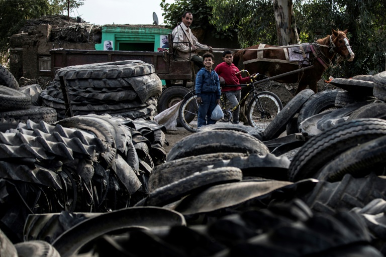 Egypte - environnement - déchets - pneus