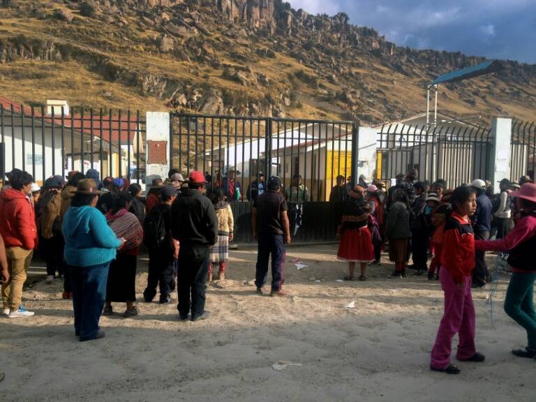 minera,manifestaciones,Per