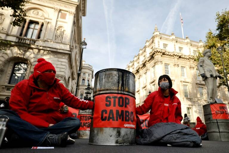 Britain,climate,oil,protest