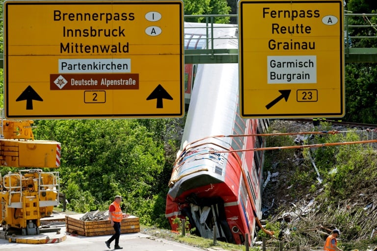 Alemania, transporte, investigación, accidente