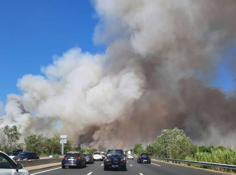 Francia - medioambiente - transporte - incendio - emergencia