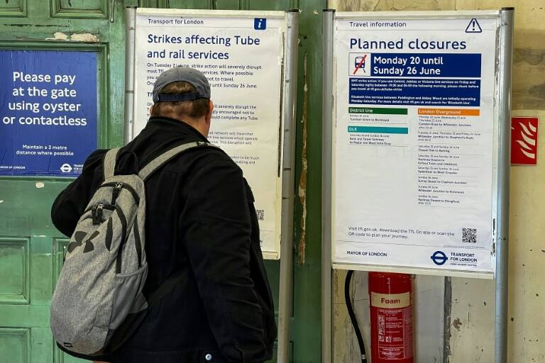 GB - transport - rail - grèves - salaires - syndicats - inflation - emploi - social