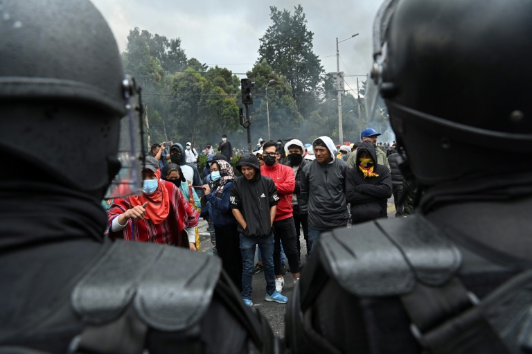Ecuador, indígenas, manifestaciones, política, economía, justicia, policía, gobierno