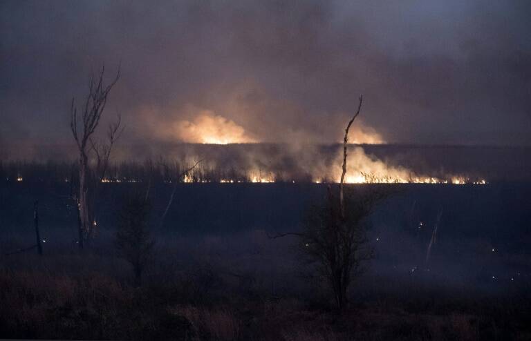 Argentina - incendio - contaminación