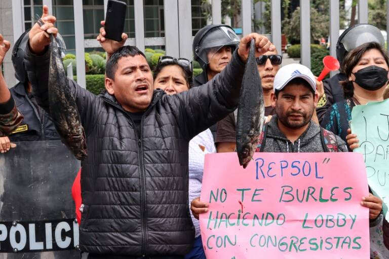 Perú - medioambiente - contaminación - petróleo - manifestaciones - España