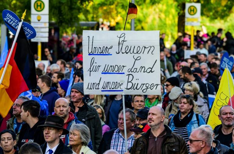 Alemania,manifestaciones,gobierno,inflación,partidos