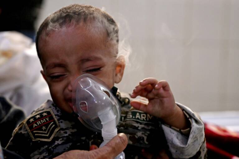 India,pollution,health,children