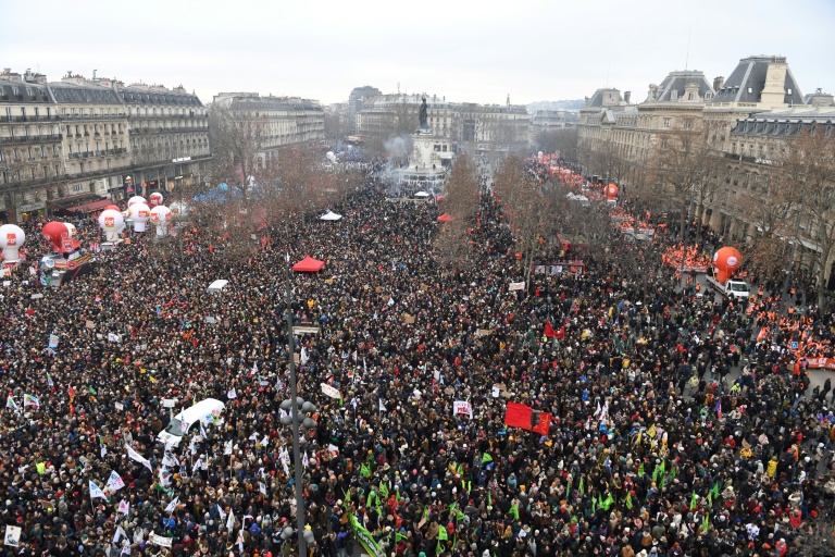Francia - huelga - manifestaciones - gobierno - jubilacin