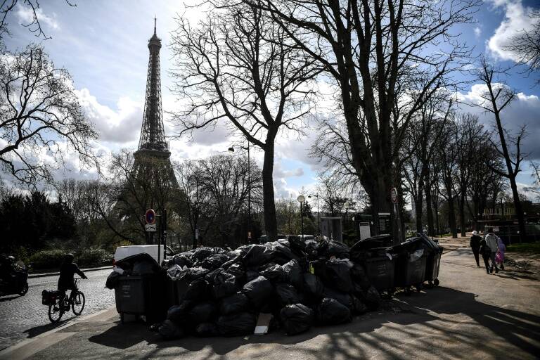 Francia,desechos,huelga,política,jubilación