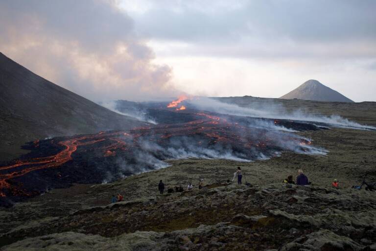 Islandia,volcán