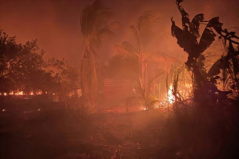 Bolivia,incendio,medioambiente