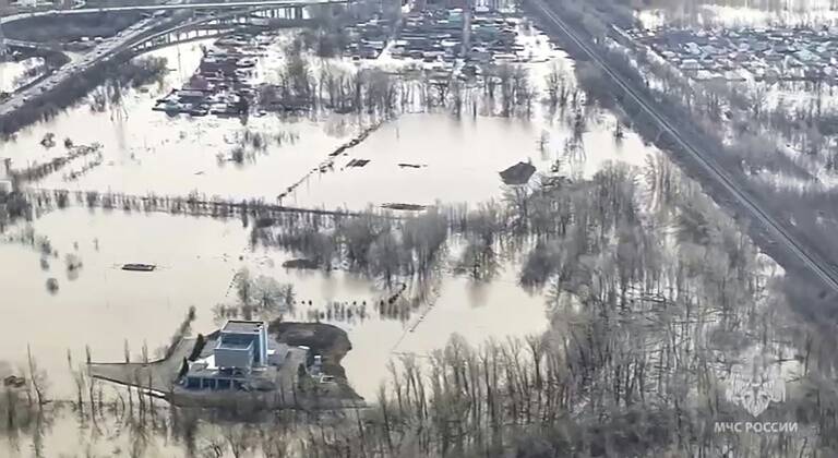 Kazajistán,Rusia,clima,inundación