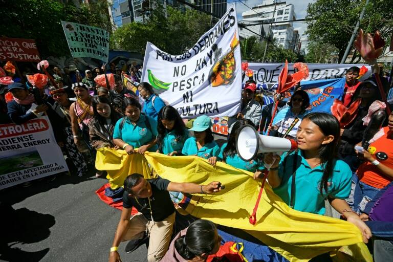 Ecuador,petróleo,protesta,indigenas