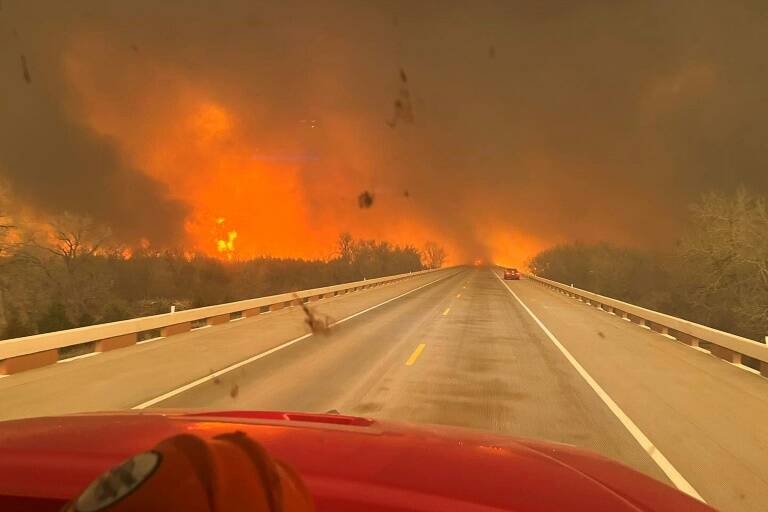 incendio - medioambiente - meteorologa - Texas - EEUU