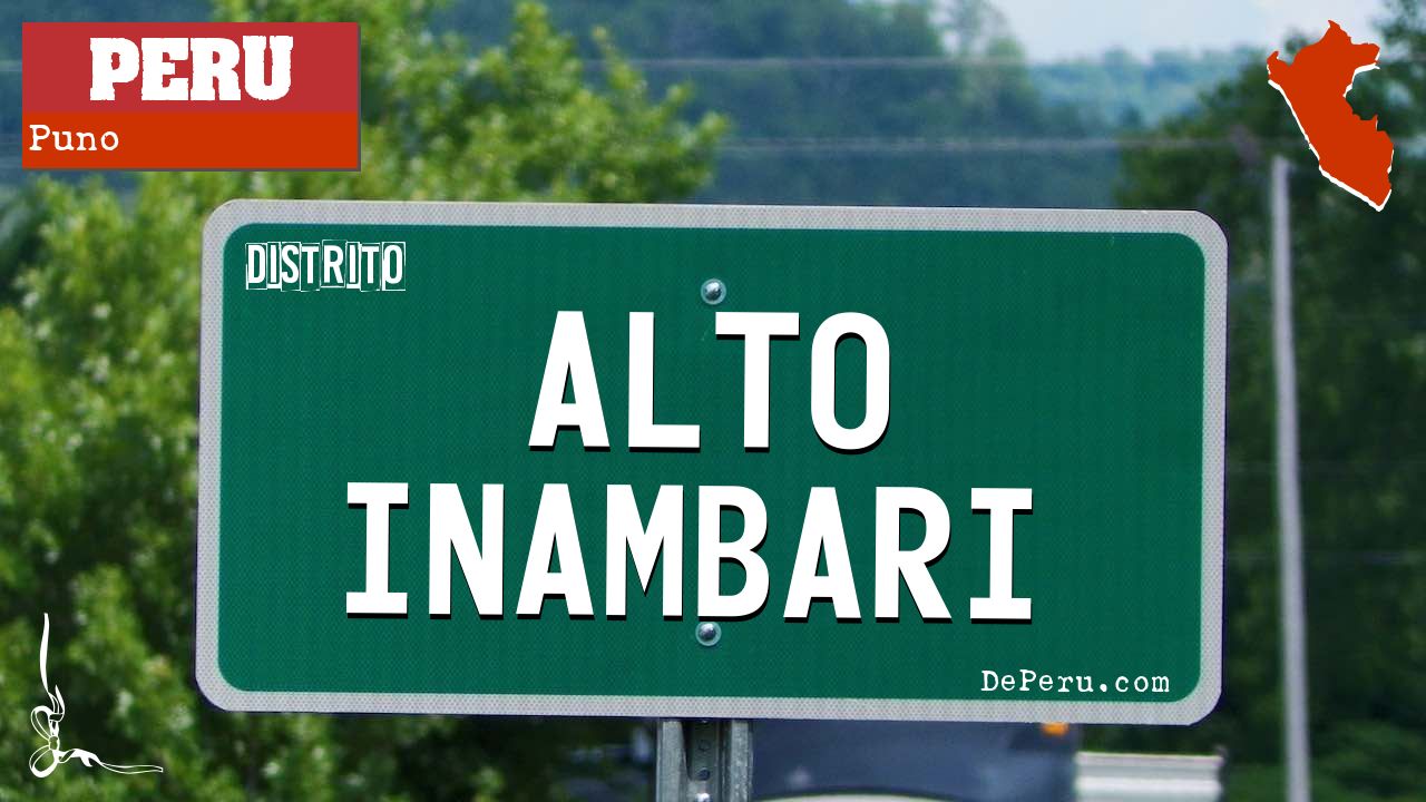 Alto Inambari