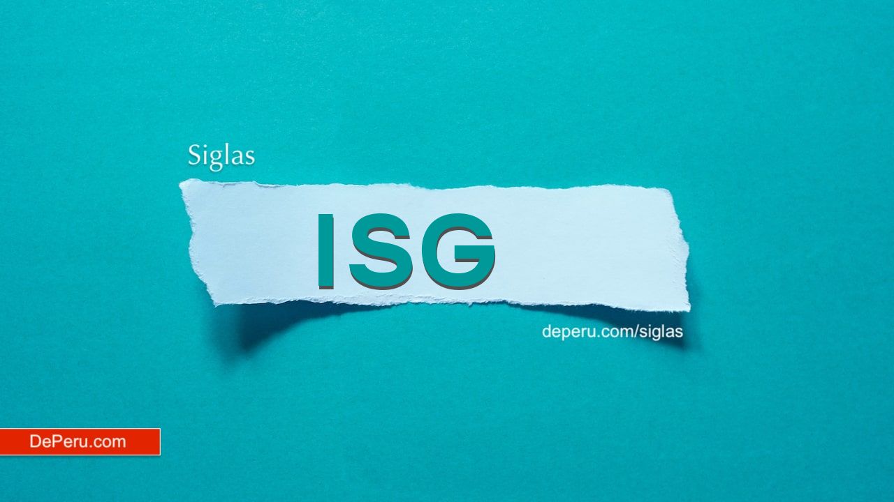 Sigla ISG