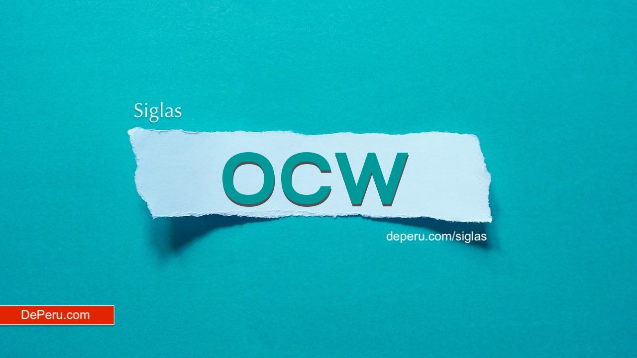 Sigla OCW