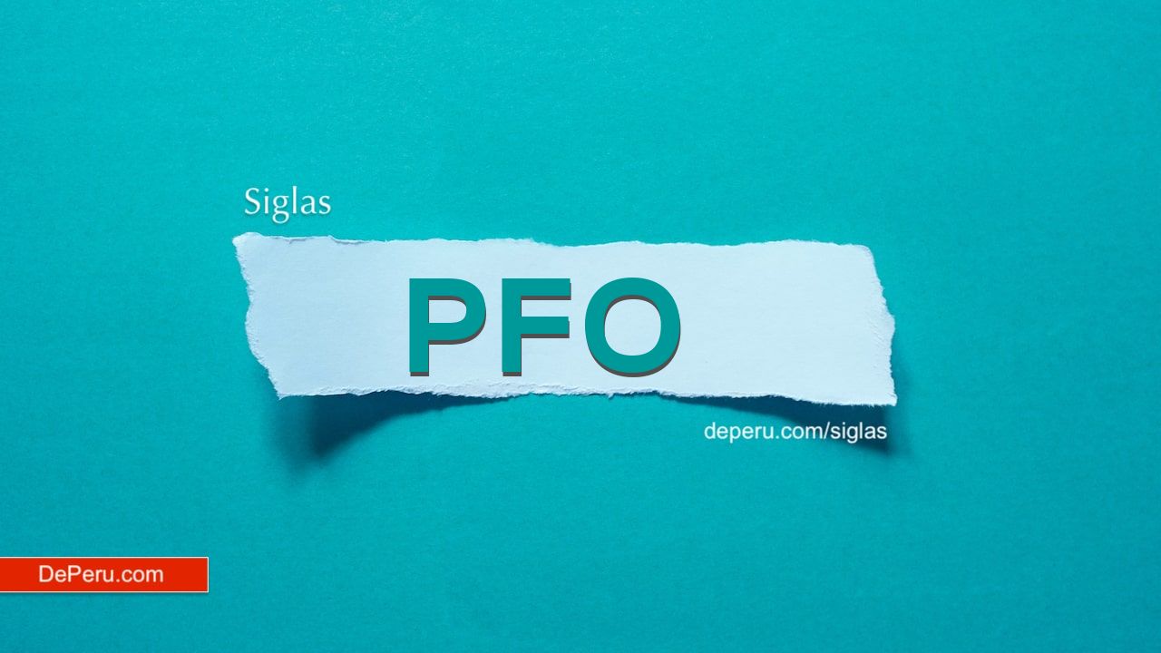 Sigla PFO